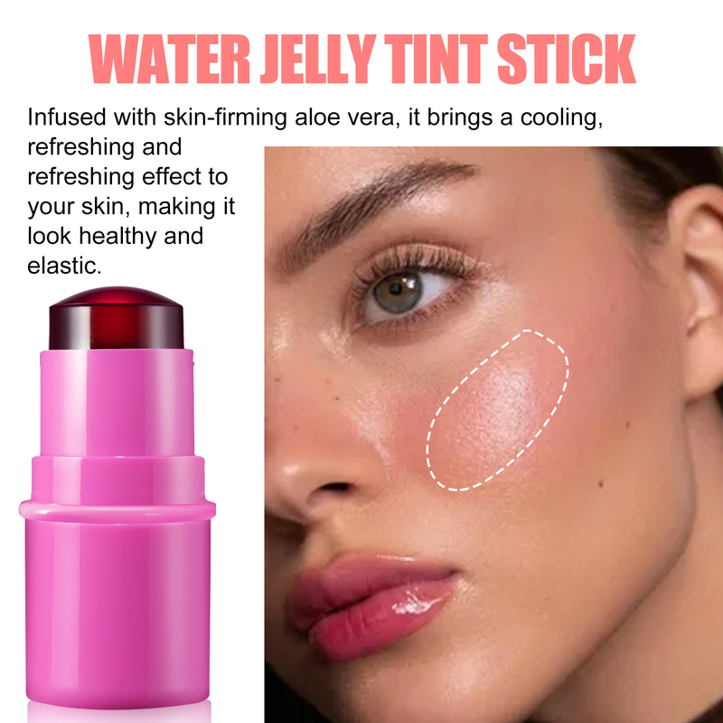 EELHOE fruit jelly berry color blush lip gloss stick moisturizing lip gloss and blush dual-purpose stick that shows complexion_voghion.com