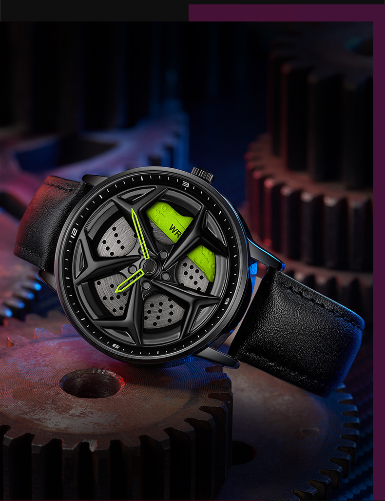 Stahlband rotierende Trend Mode wasserdicht Student cool Herrenuhr einfach_voghion.com