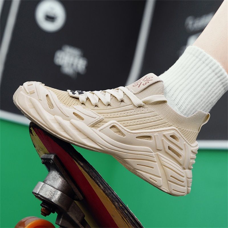 Scarpe estive leggere e traspiranti in rete intrecciata, scarpe sportive e casual antiscivolo e resistenti_voghion.com