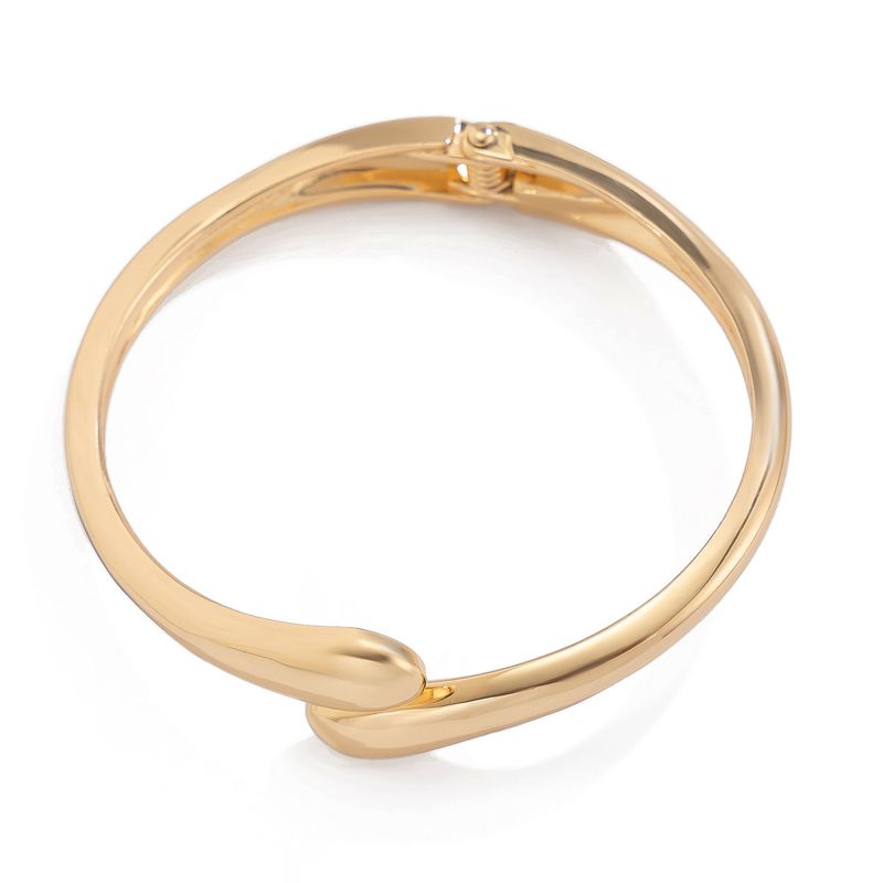 Armband Punk Brede Armband Dames Zwaar Ontwerp Ring Overdreven Draad Twist Lijn Armband_voghion.com