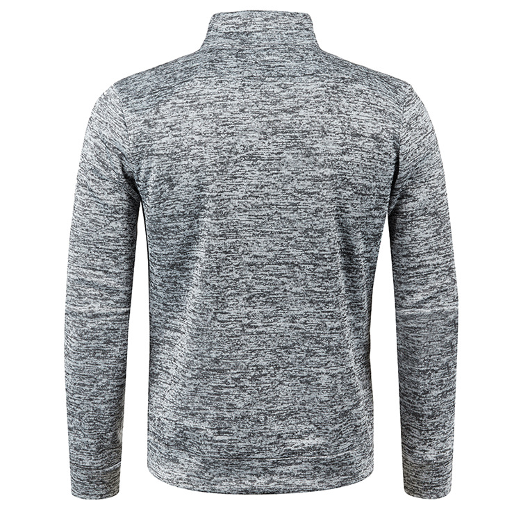 Herbst und Winter Herren Lange Reißverschluss Strickpullover Ärmel Dünne Samt Trendy Top Pullover Jacke Große Größe Männer_voghion.com