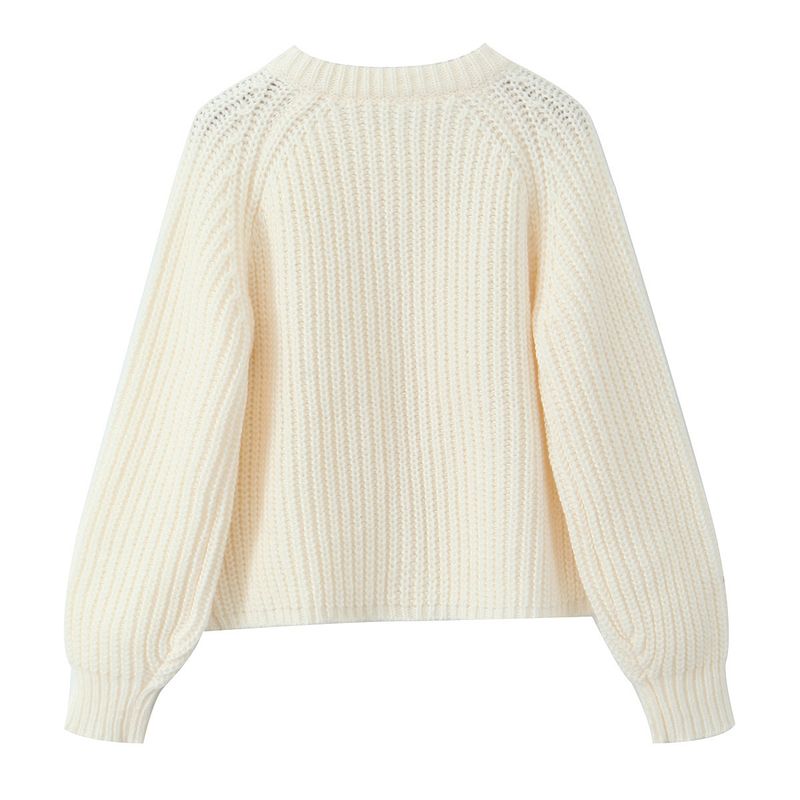 Damenbekleidung Strickjacke lockerer Pullover Damen Strickpullover beliebte 8 Farben_voghion.com