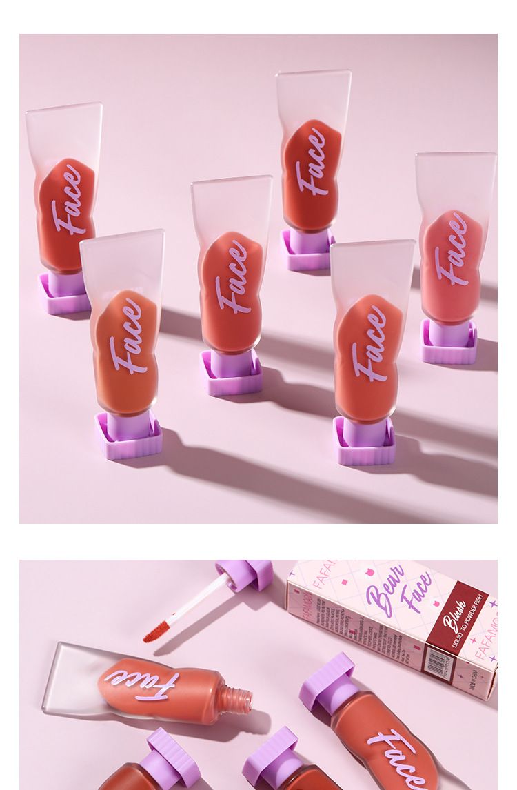 Rougecreme Flüssiges Rouge Rouge Schlamm Aufgedunsenes Rouge Feuchtigkeitsspendend Leicht zu färben Nebelgefühl Nude_voghion.com