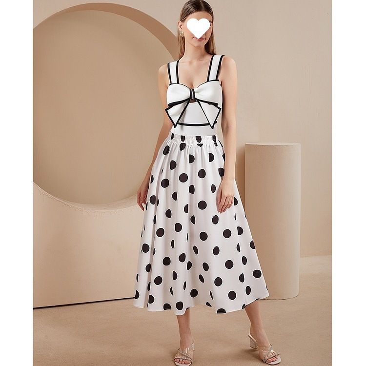 Women's Sexy One-Piece Swimsuit With Sash & Chiffon Cover-Up Skirt - Conservative Tummy Control Bathing Suit For Beach, Pool & Hot Spring_voghion.com