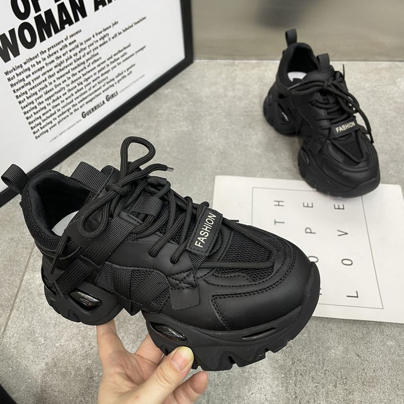 Spring and autumn fashion multi-functional casual sports shoes with thick soles_voghion.com