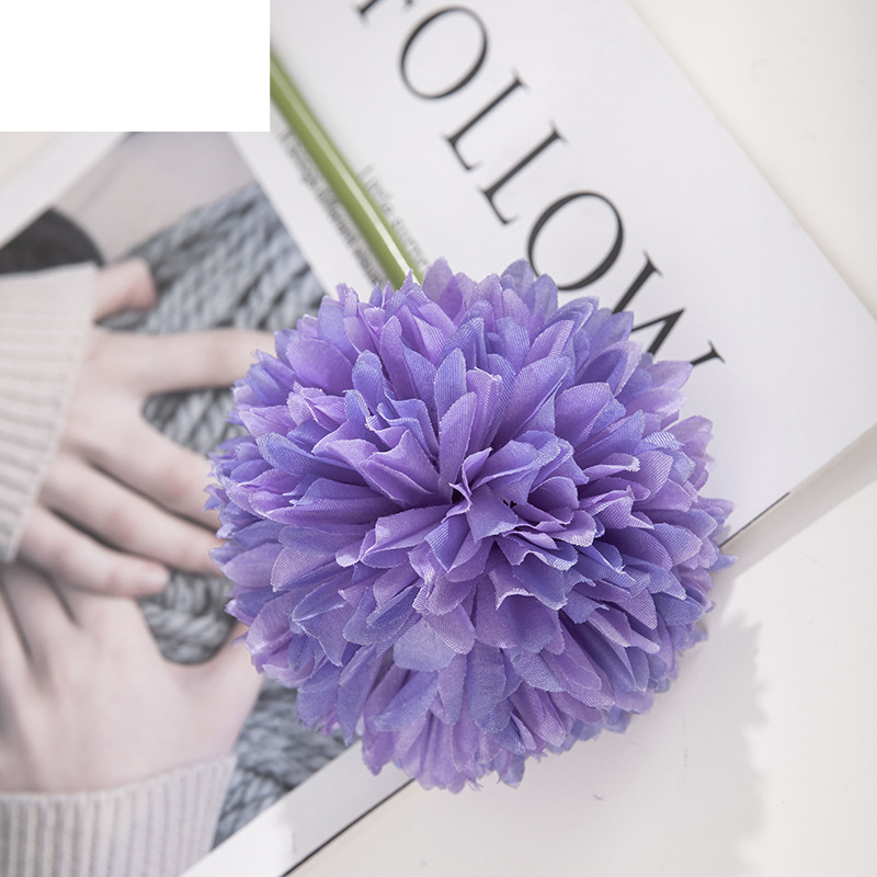 small hydrangea onion ball simulation bouquet simulation plant silk flower fake flower home wedding MW13301_voghion.com