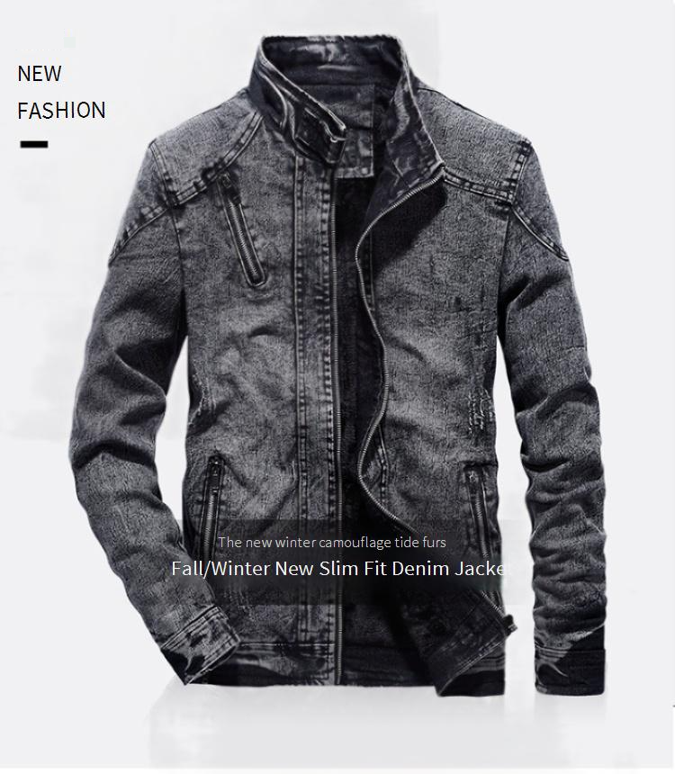 Men’s Clothing New Jacket Men's Autumn And Winter Style Trendy Cotton Slim Men's Retro Denim Jacket Clothes Youth_voghion.com
