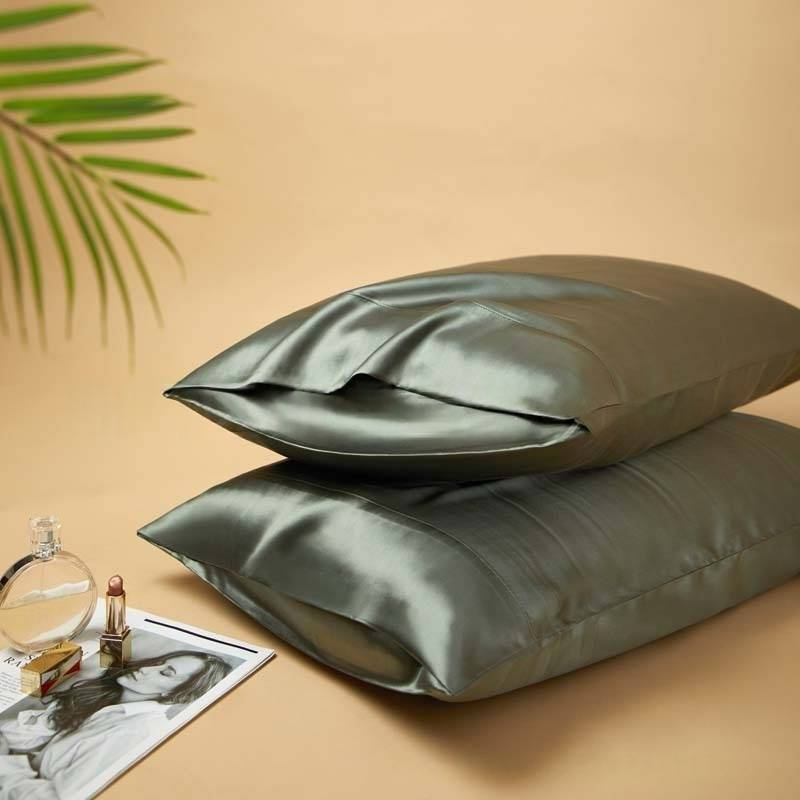 22 Momme 100% Mulberry Silk Pillowcase - Double-Sided Envelope Closure For Hair & Skin Protection (Standard/Queen/King Size)_voghion.com