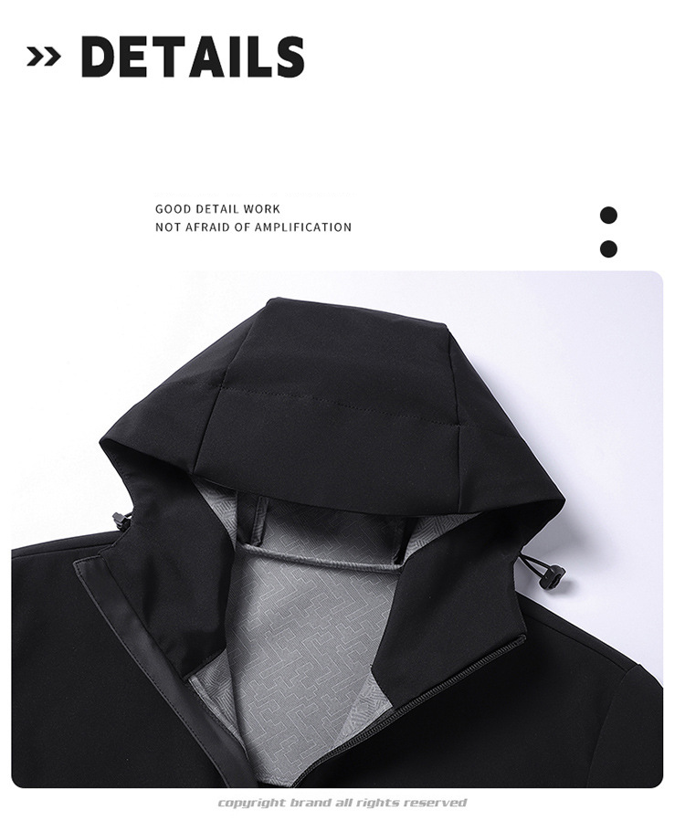 Herrenbekleidung, leichte, wasserdichte Wanderjacke für Männer und Frauen – winddichte Outdoor-Shell mit atmungsaktivem Stoff für alle Jahreszeiten (mehrere Farben)_voghion.com