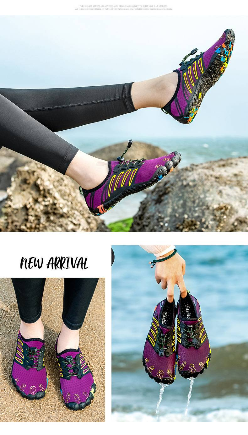 Unisex Quick-Dry Water Shoes – Lightweight Barefoot Aqua Shoes With Anti-Slip Sole For Beach, Swimming, Hiking & Outdoor Adventures_voghion.com