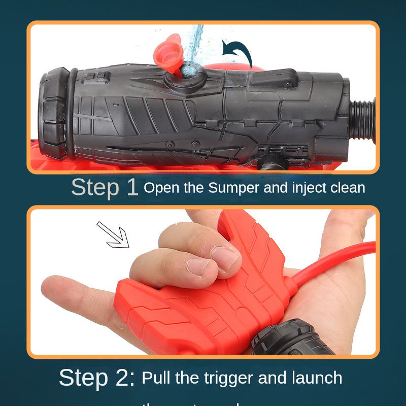 Spider Wrist Water Launcher Skydning Børn Voksen Drenge Piger Gaver Fødselsdag Forælder-barn Interaktiv Sommer Cool Party Udendørs Pool Strand Park Have_voghion.com