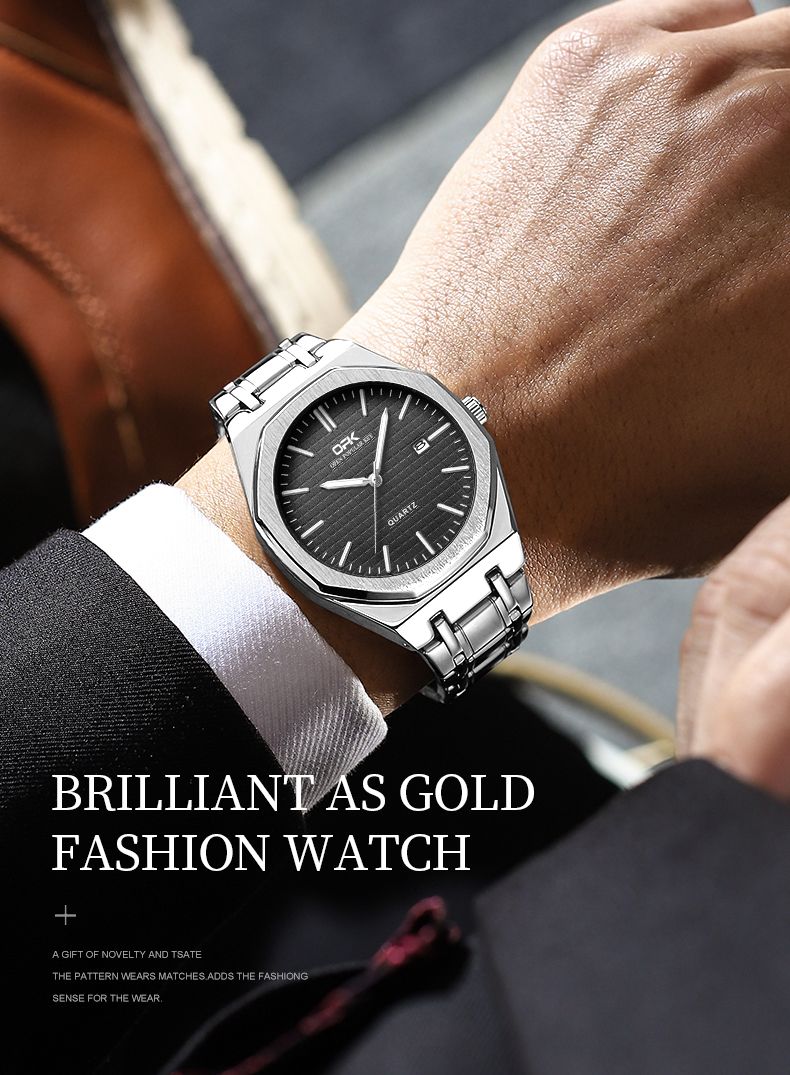 Mens Watch Original Waterproof Luminous Automatic Watch Quartz Watches For Men Wristwatch Stainless Steel Reloj Hombre_voghion.com