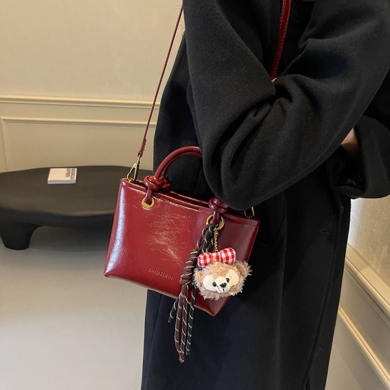 Herbst Winter Melad Damen 2024 Neue Mode Trendy Handheld Bucket High-End Vielseitige Umhängetasche_voghion.com