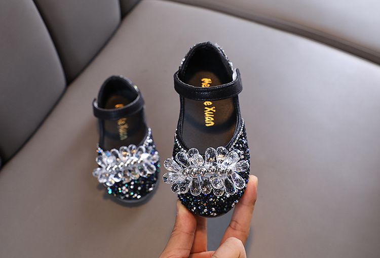 Scarpe da ballo per bambina, bambina, principessa, con diamanti, singole, per spettacoli di danza, per bambini grandi_voghion.com