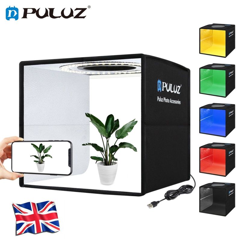 PULUZ Soft Box Set Portable Folding Photo Lighting Modifier Photography New G4L4_voghion.com