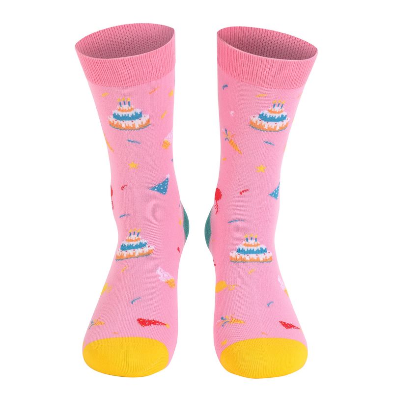 Calzini regalo di compleanno taglie forti Calzini tubolari spessi in cotone pettinato autunno inverno Calzini natalizi_voghion.com