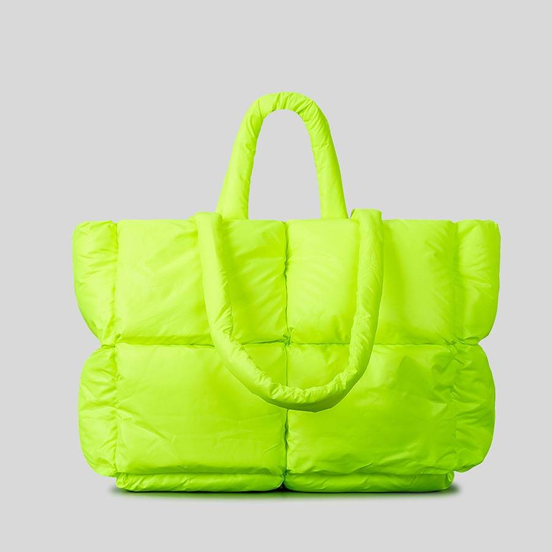 Damentaschen Daunen-Baumwolltasche Damen Soft Space Cotton Handtasche Mode Einfach Gefüllte Schulter Messenger Bag_voghion.com