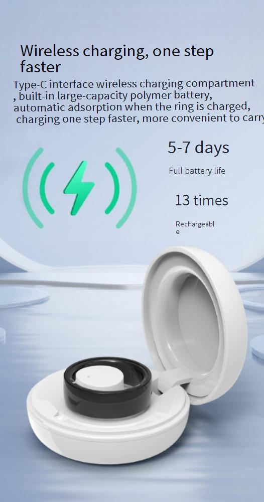 Anelli Bluetooth Nuova soluzione Smart Ring Salute Anello Sonno Frequenza Cardiaca Pressione Ossigeno nel Sangue Controllo Remoto Fotocamera IC_voghion.com