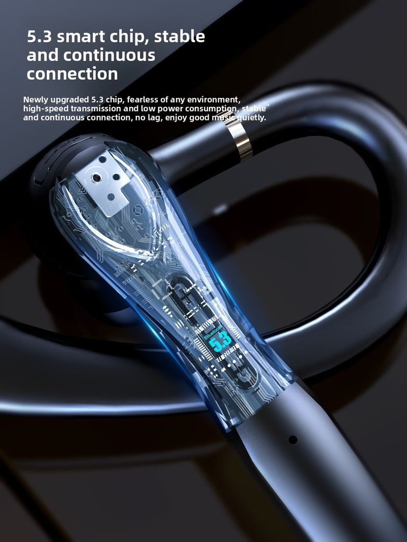 【High Quality】 Premium Private Model Twsi33 Bluetooth Earphones Over-Ear ENC Dual Mic Noise Cancelling Call Touch Control Digital_voghion.com