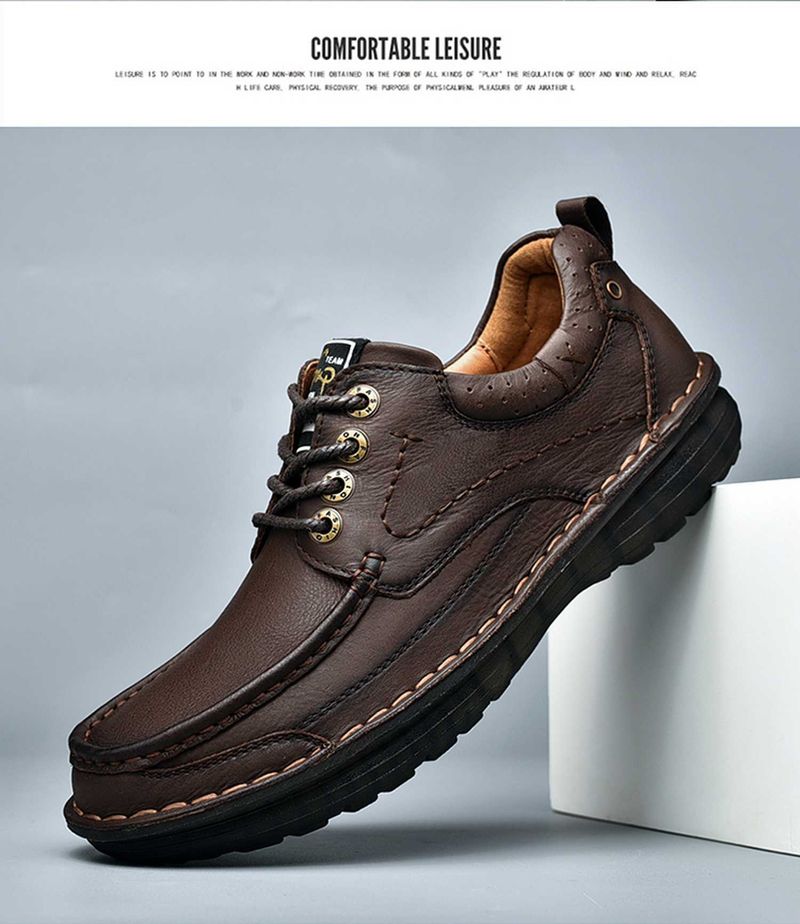 2025 New Autumn Top Layer Cowhide British Versatile Men's Formal Fashion Trend Business Soft Soled Casual Leather Shoes_voghion.com
