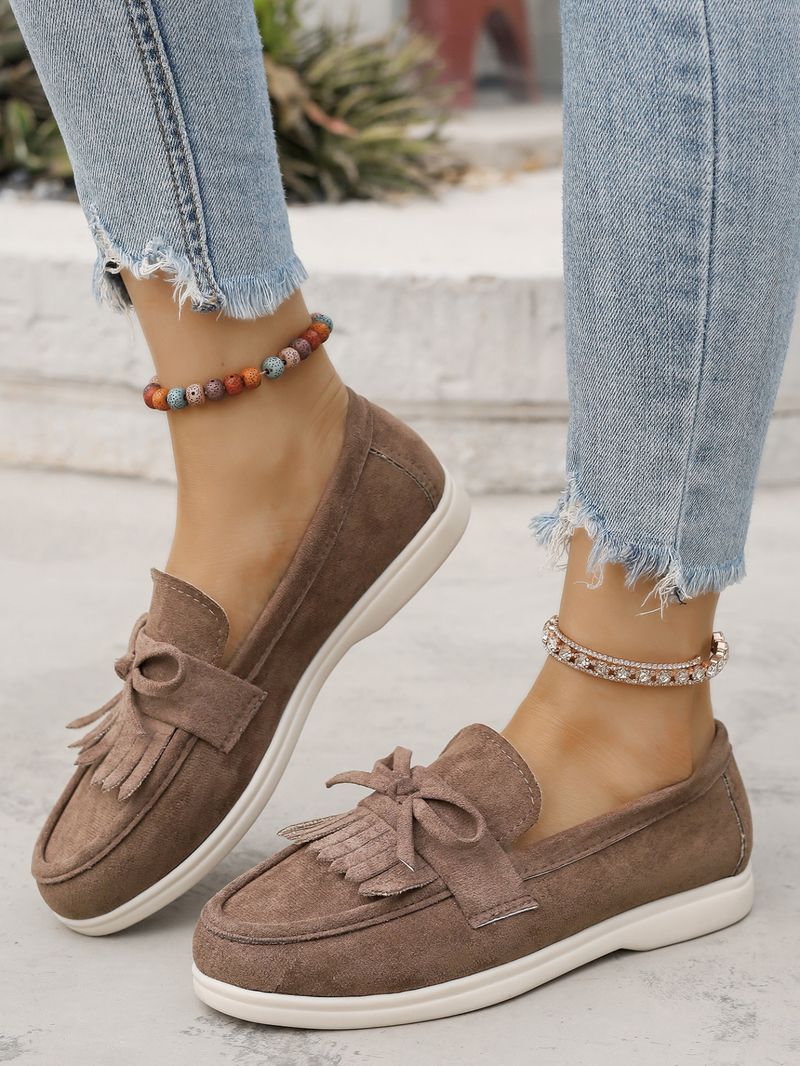 SHLIANG New Loafers Women's Soft Leather Retro Lazy Step On Thick Sole Flat Bottom Comfortable Single Casual Shoes Y0616_voghion.com