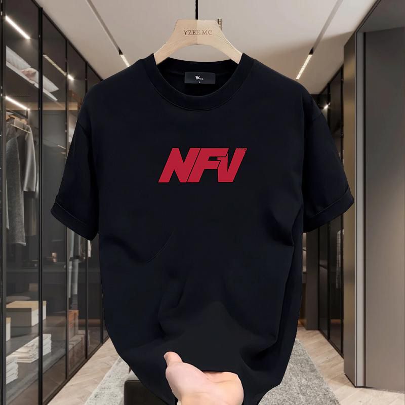 High quality trendy ins personalized printed short sleeved T-shirt for men's 2024 spring/summer loose and_voghion.com