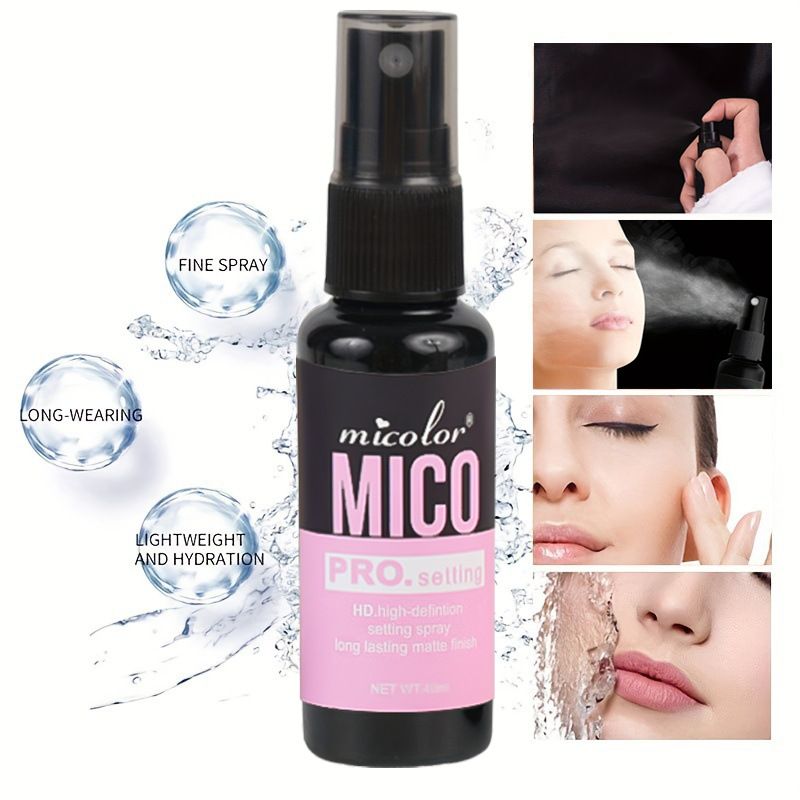 refreshing makeup setting lotion portable 40ml oily skin oil control long lasting clear makeup primer setting spray set_voghion.com