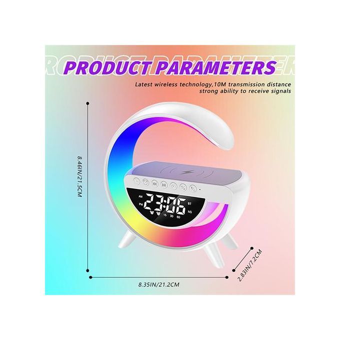 RGB Party Bluetooth-luidspreker - Draadloos opladen en gekleurde verlichting voor meeslepende audio_voghion.com