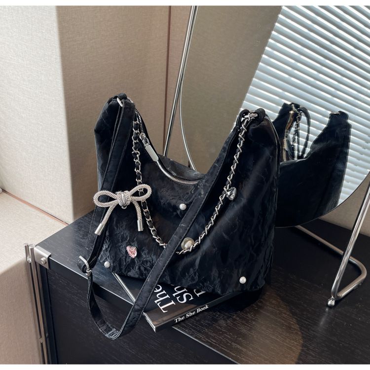 Women's Bags Students' Large Capacity Bags For Class, Women's New Style Korean Tote Bags, Versatile Shoulder Messenger Bags, Commuter Bags_voghion.com