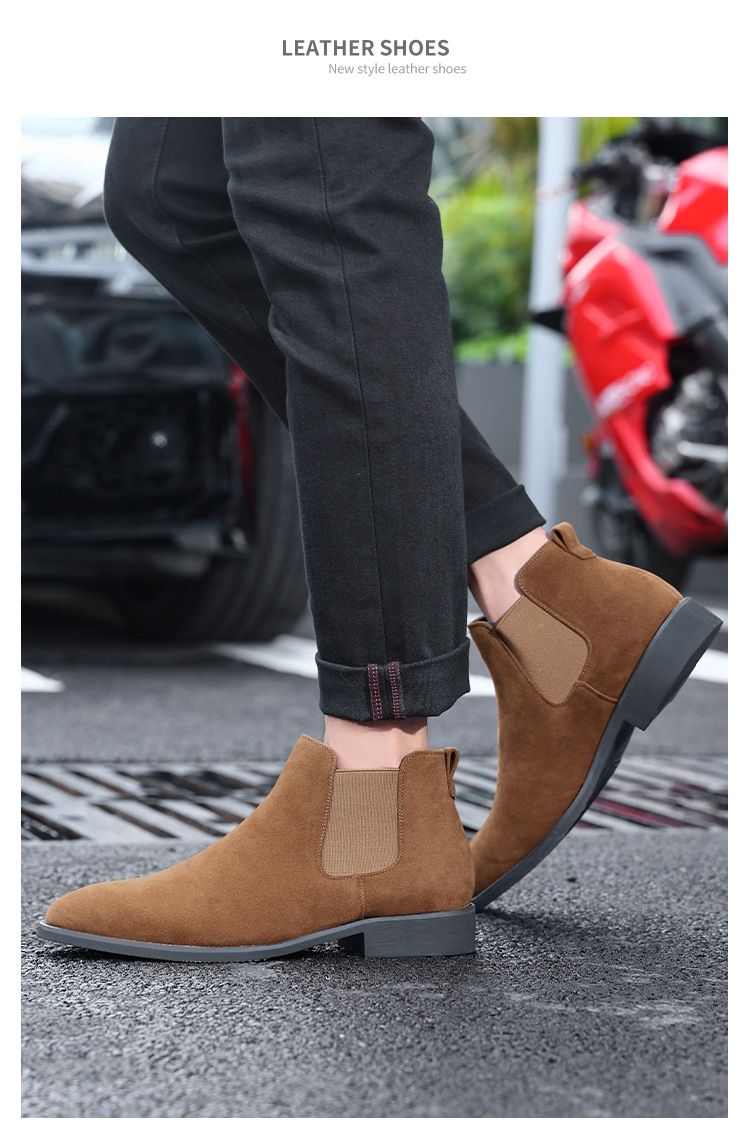 Atmungsaktive Stiefel Modische Herrenstiefel in Übergröße_voghion.com
