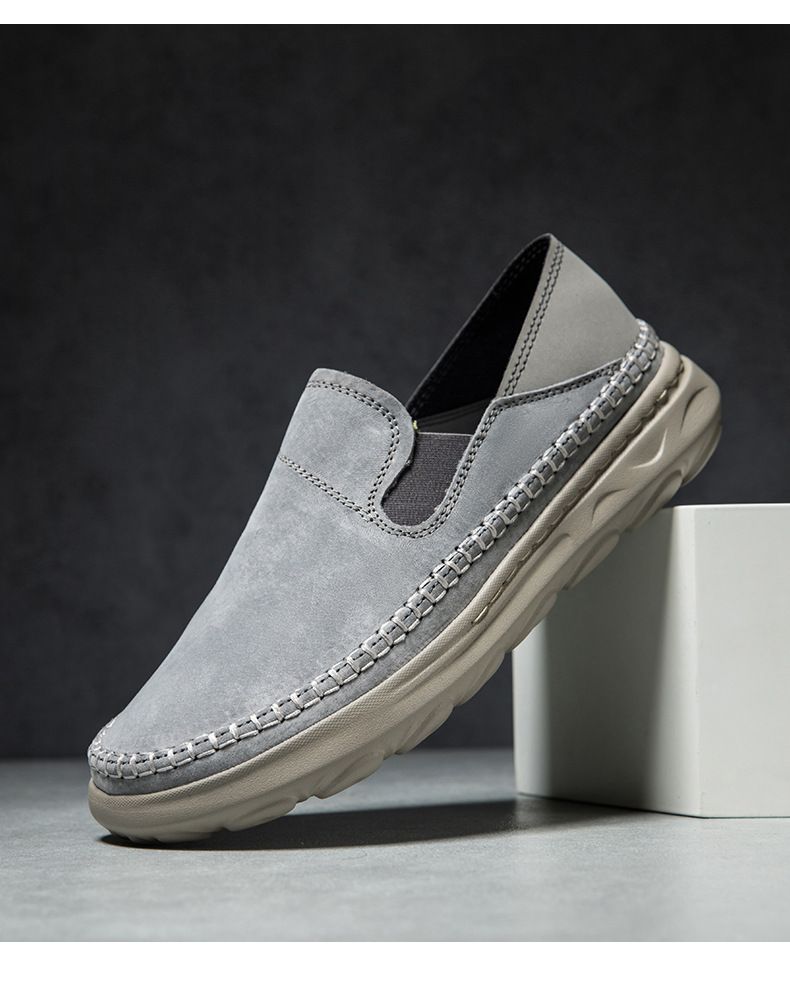 Erste Schicht Leder Herrenschuhe Low-Top Herren Freizeitschuhe Martin Schuhe Herrenschuhe Große Schuhe_voghion.com