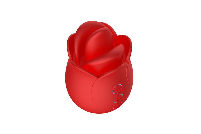 Rose Flower Vibrating Egg 10 Frequency Bite/10 Frequency Vibration Female Masturbation Adult Products_voghion.com