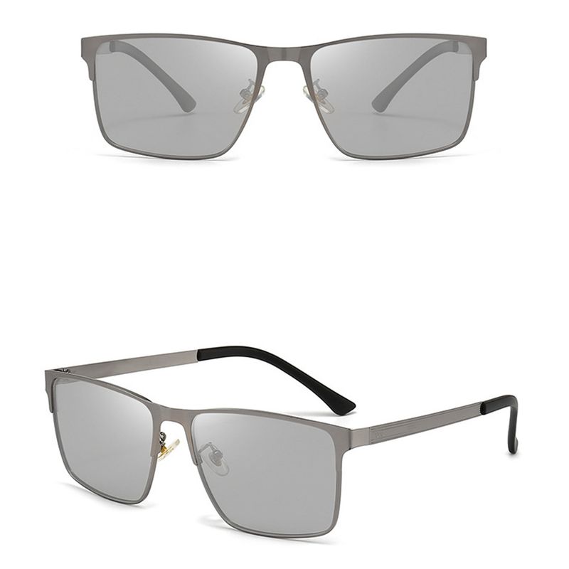 Nouveautés Lunettes de soleil photochromiques pour hommes KLASSNUM Verres polarisés Monture carrée classique Lunettes caméléon Pêche Équitation Conduite_voghion.com