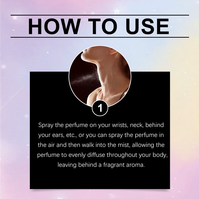 Körperduftspray-Set Täglich frischer Duft Fruchtiger Duft Duft Elegantes Körperparfüm-Set_voghion.com