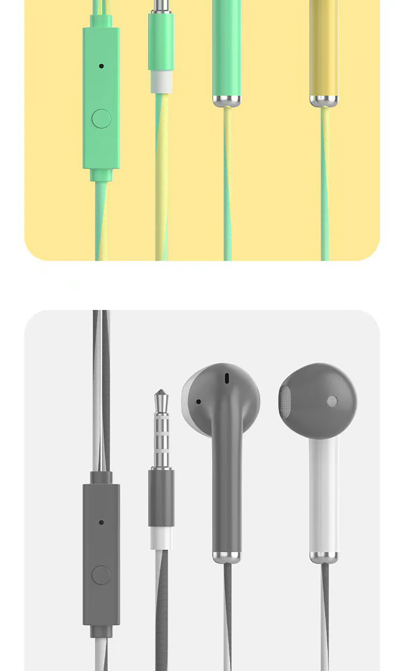 3.5mm/Type C In-ear Wired Earbuds Sports Earphone Bass Stereo Music Headset with Microphone for Mobile Phone Computer_voghion.com
