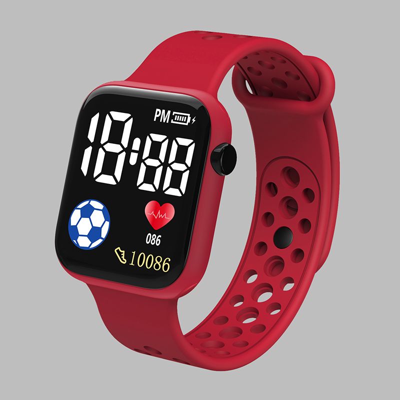 2023 LED Für Kinder Jungen Sport Wasserdichte Uhren Mädchen Silikon Digital Uhr Casual kinder Elektronische Uhr_voghion.com