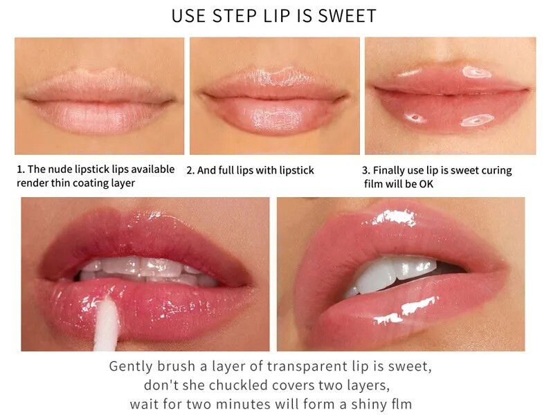 Suero de brillo labial voluminizador instantáneo con aceite realzador y potenciador extremo que nutre y humecta los labios de forma sexy y antiarrugas. El más popular de 2024_voghion.com