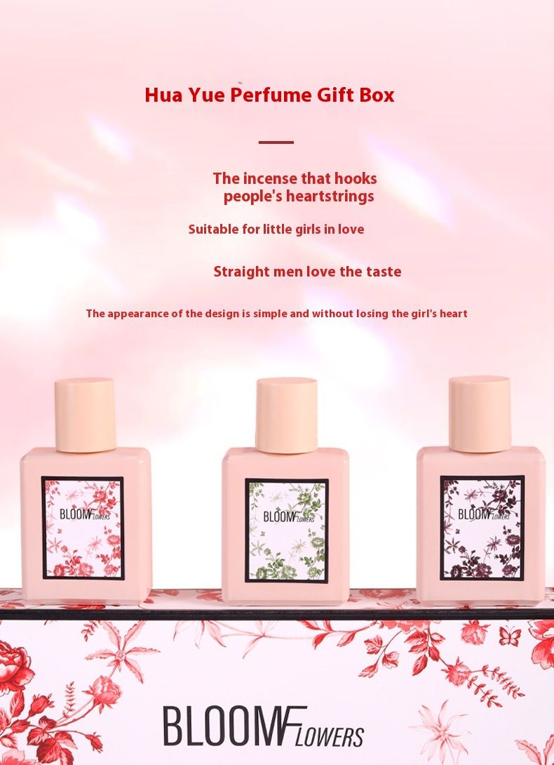 Neues Parfüm Small City Yi Xiang Hua Yue Blooms Damen-Parfüm-Set, lang anhaltender Duft, beliebtes vietnamesisches Parfüm, Geschenkbox_voghion.com