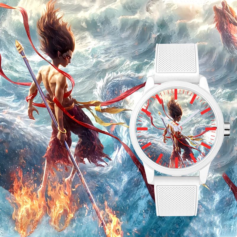Men's Watches Magic Child Peripheral Nezha Student Quartz Watch Magic Pill Same Style Silent Lifestyle Leisure Children's Precision Watch_voghion.com
