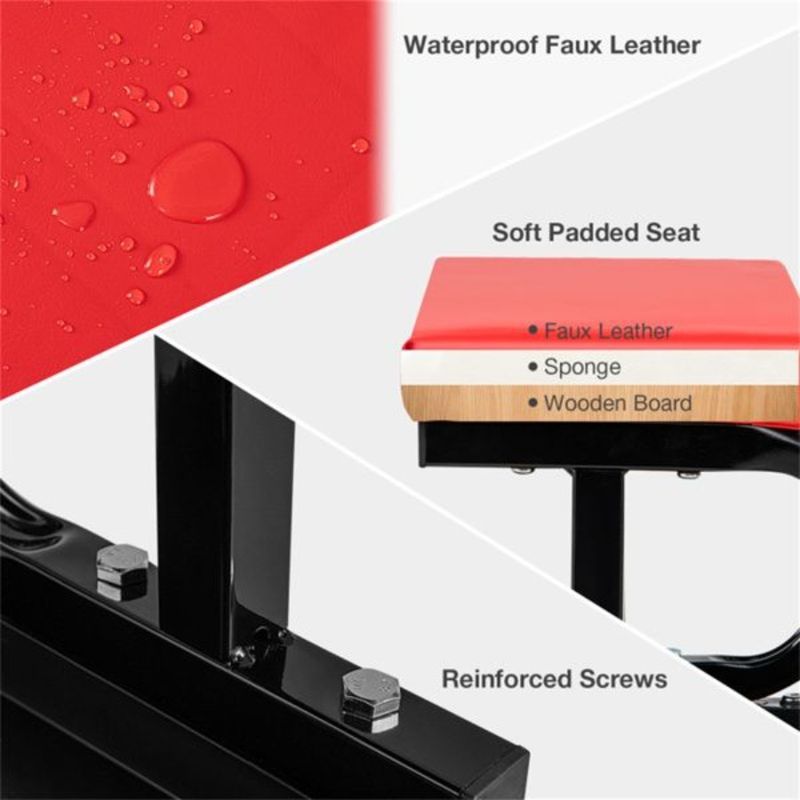 Creeper Cushioned Black Rer Rolling Tray Classified With Seat Tool And_voghion.com