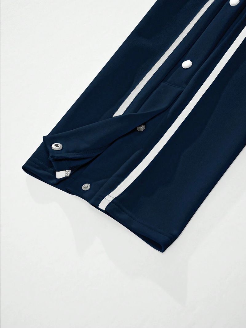 Miesten vaatteet koko miesten uudet napitettavat vapaa-ajan housut katumuoti retro casual leggings housut miehille_voghion.com