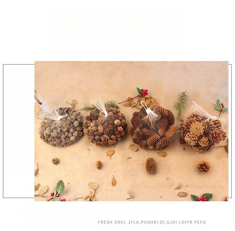 Decoration Pine Cone Acorn Flower Handmade DIY Forest Kindergarten Environmental Creation Dried Branches Wild Creative_voghion.com