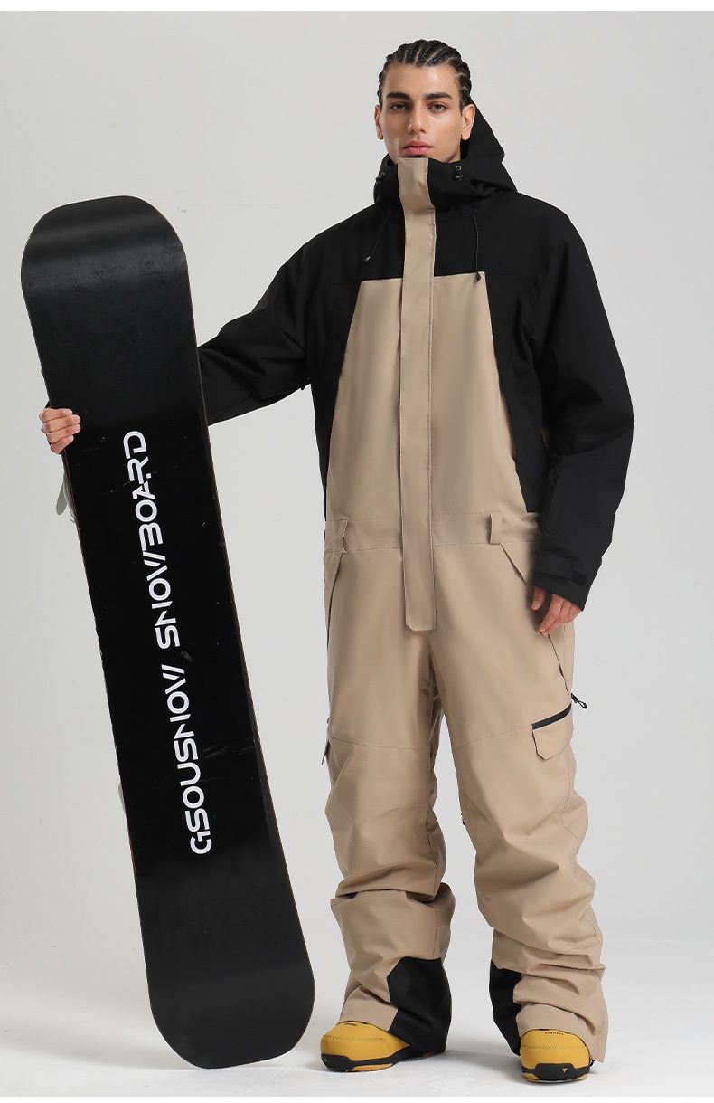 001 Winddichter, wasserdichter, atmungsaktiver, lockerer, dicker und warmer Snowboard-Einteiler für Herren_voghion.com