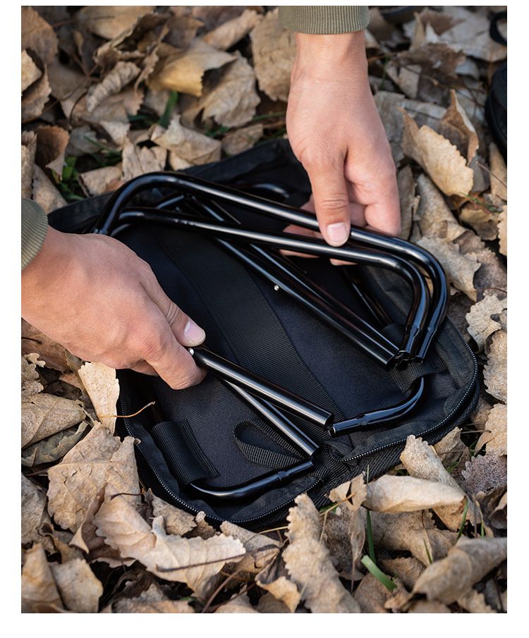 Sedia pieghevole da esterno, piccola, sgabello portatile, attrezzatura da viaggio, autoguida, barbecue, picnic, campeggio_voghion.com