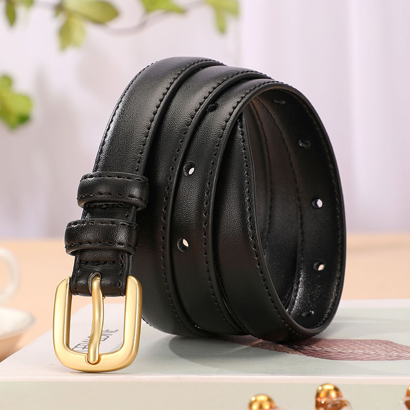 Neu INS Style Vielseitig Pendler Echt Rindsleder frauen Platz Nadel Taste Anzug Kleid Gürtel Frauen_voghion.com