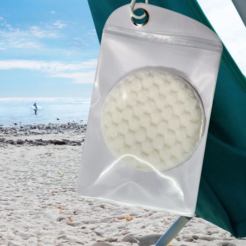 Bolsa esencial para la playa sin arena - Bolsa impermeable de doble capa con malla drenable | Ideal para trajes de baño, juguetes y conchas mojadas_voghion.com