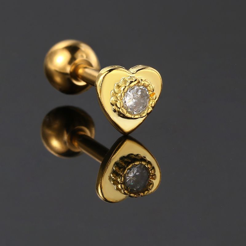Unisex Nuovo Moda Piercing Osso Femmina Zircone Ciondolo Vite Mini Orecchini a Bottone_voghion.com
