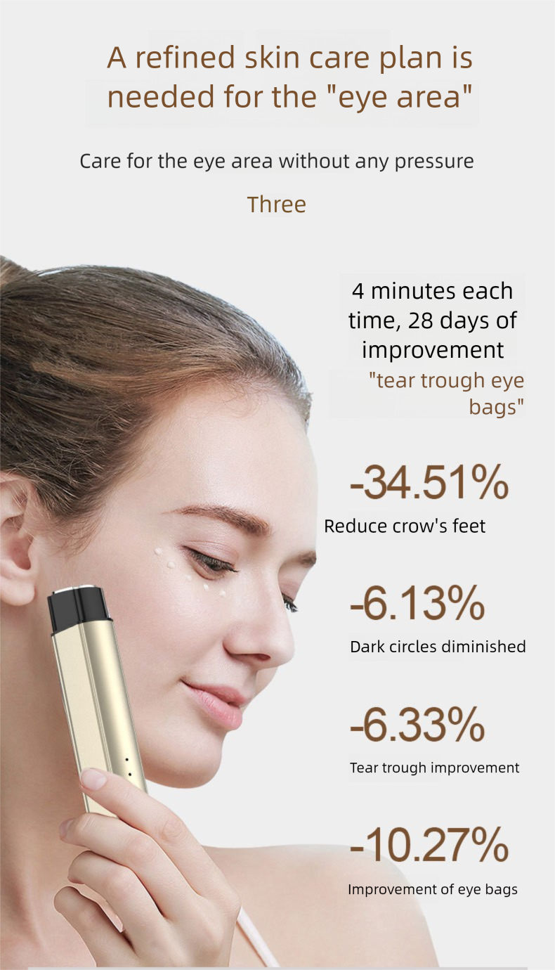 Beauty Instrument With Massage, Vibration, Heating, Red And Blue Light, The, Fine Line Care, Eye Protection Heat_voghion.com