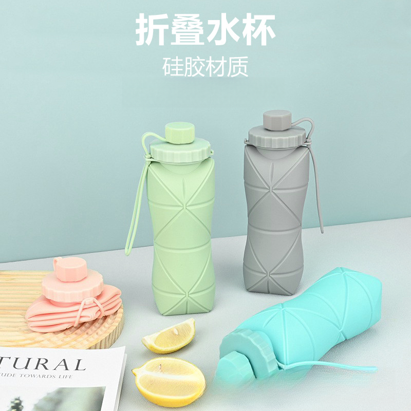 Tazza da caffè pieghevole in silicone per esterni, resistente alle alte temperature, anti-dose, per bicicletta_voghion.com