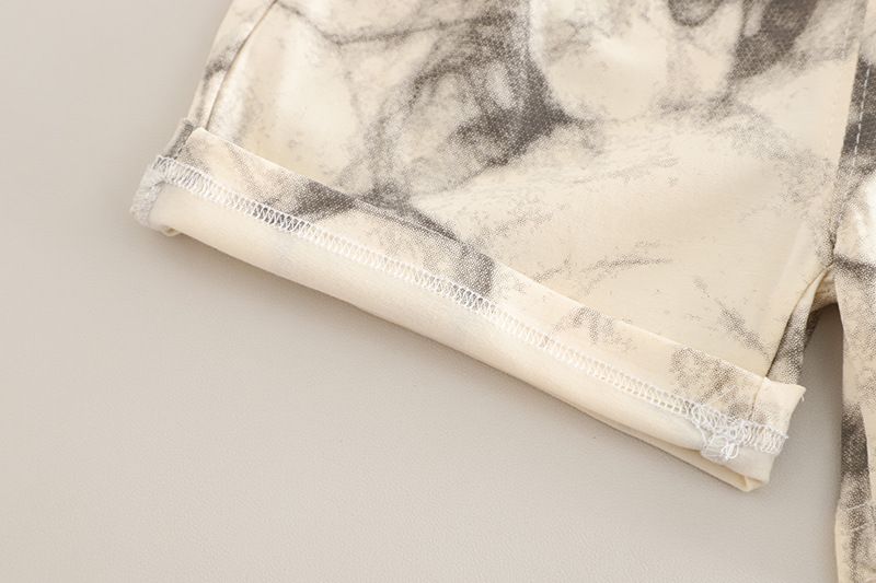 Ropa para niños, trajes de verano para niños, ropa de verano para bebés, trajes de dos piezas de manga corta y estilo urbano._voghion.com